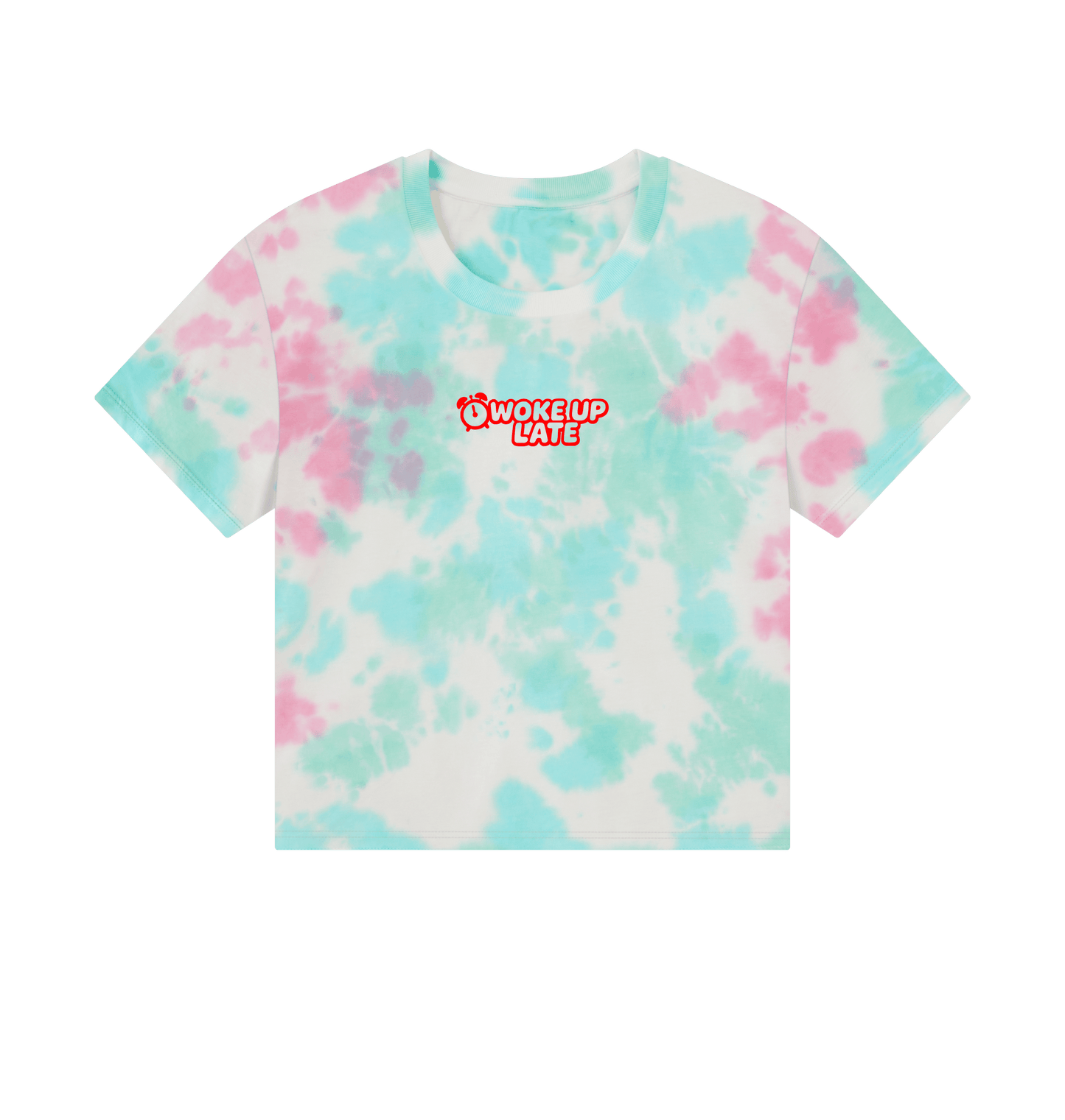 Pastel Tie Dye Printed T-shirt Front